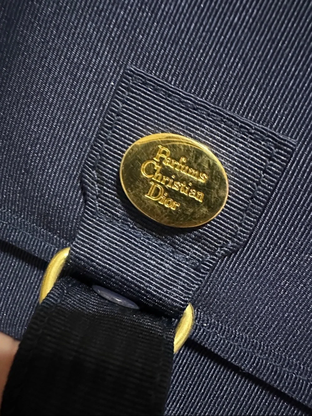 Dior navy canvas